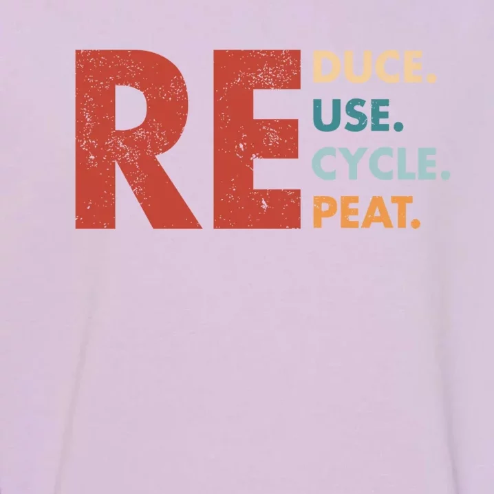 Renewable Green Energy Reduce Reuse Recycle Gift Cute Gift Garment-Dyed Sweatshirt