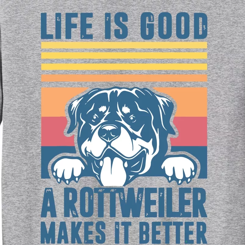 Rottweiler Gifts For Men Women Rottweiler Mom Dad Rottweiler Tall Sweatshirt