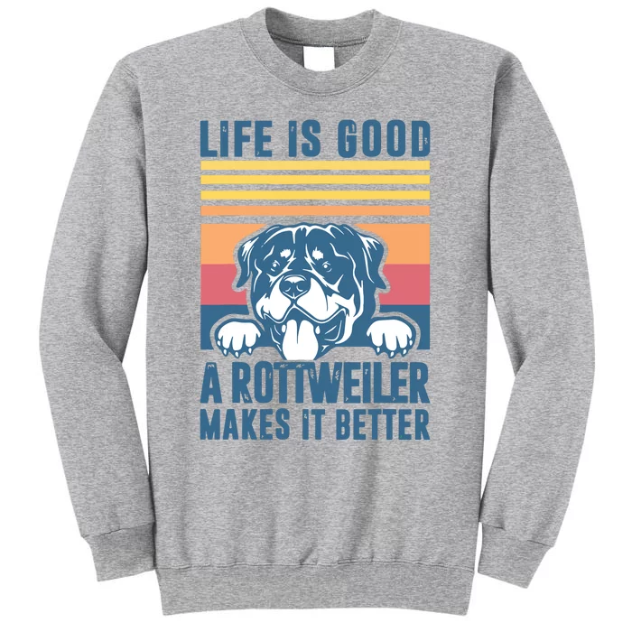 Rottweiler Gifts For Men Women Rottweiler Mom Dad Rottweiler Tall Sweatshirt