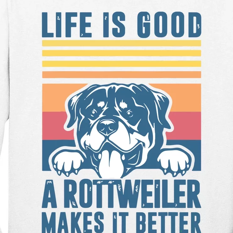 Rottweiler Gifts For Men Women Rottweiler Mom Dad Rottweiler Tall Long Sleeve T-Shirt