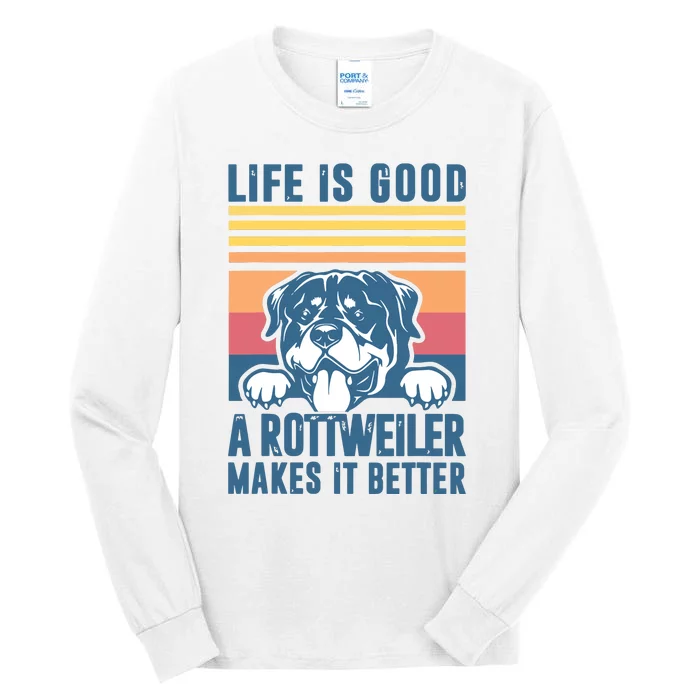 Rottweiler Gifts For Men Women Rottweiler Mom Dad Rottweiler Tall Long Sleeve T-Shirt