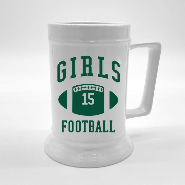 Rachel Green Football Front & Back Beer Stein