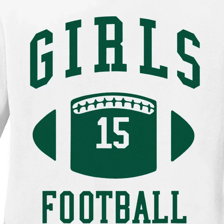 Rachel Green Football Ladies Long Sleeve Shirt