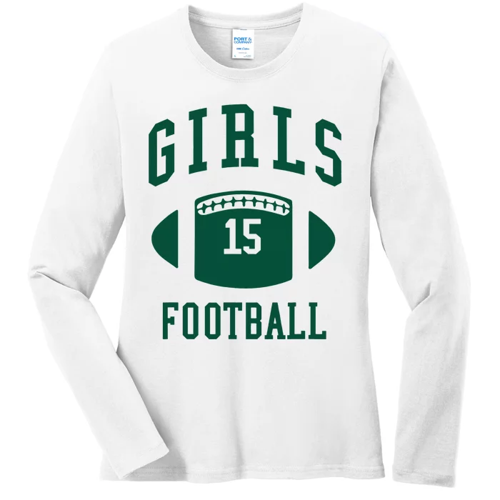 Rachel Green Football Ladies Long Sleeve Shirt