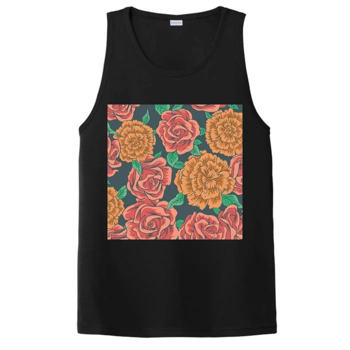 Rose Garden Flower Nature Performance Tank