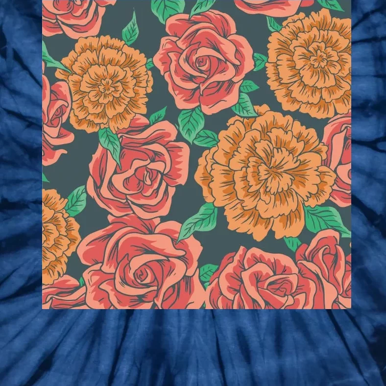 Rose Garden Flower Nature Tie-Dye T-Shirt