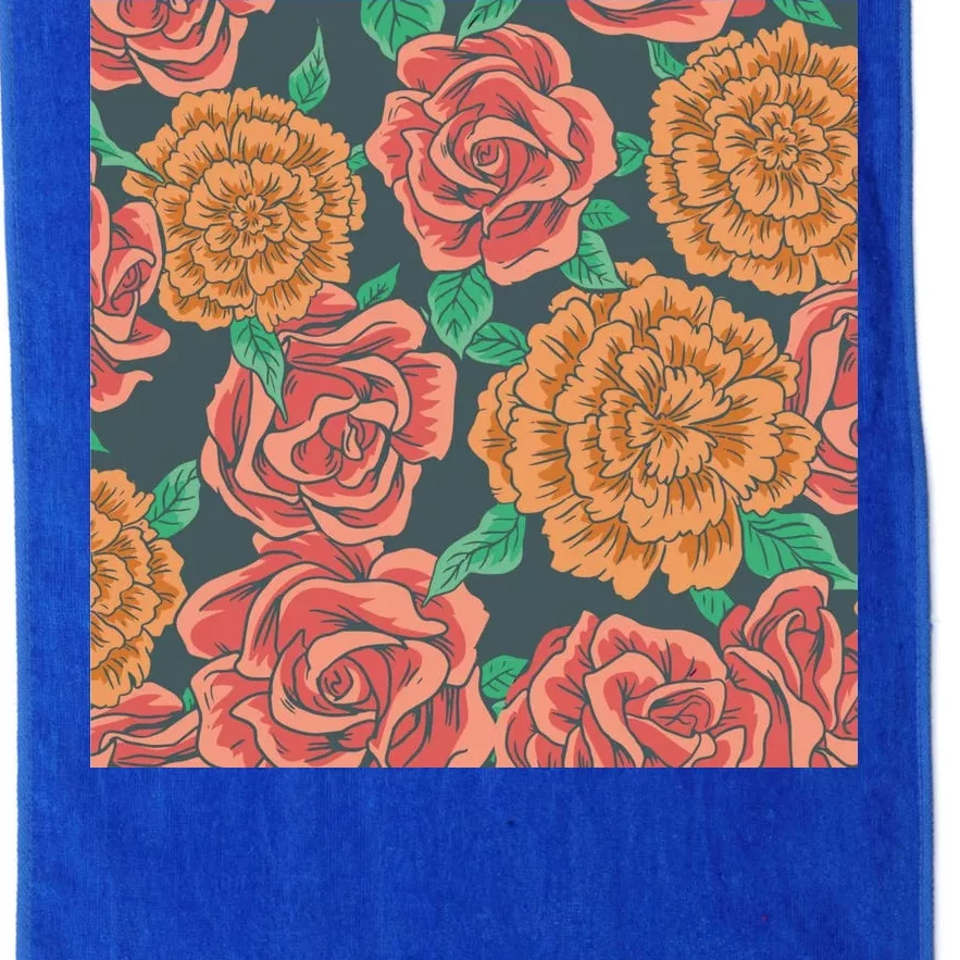 Rose Garden Flower Nature Platinum Collection Golf Towel