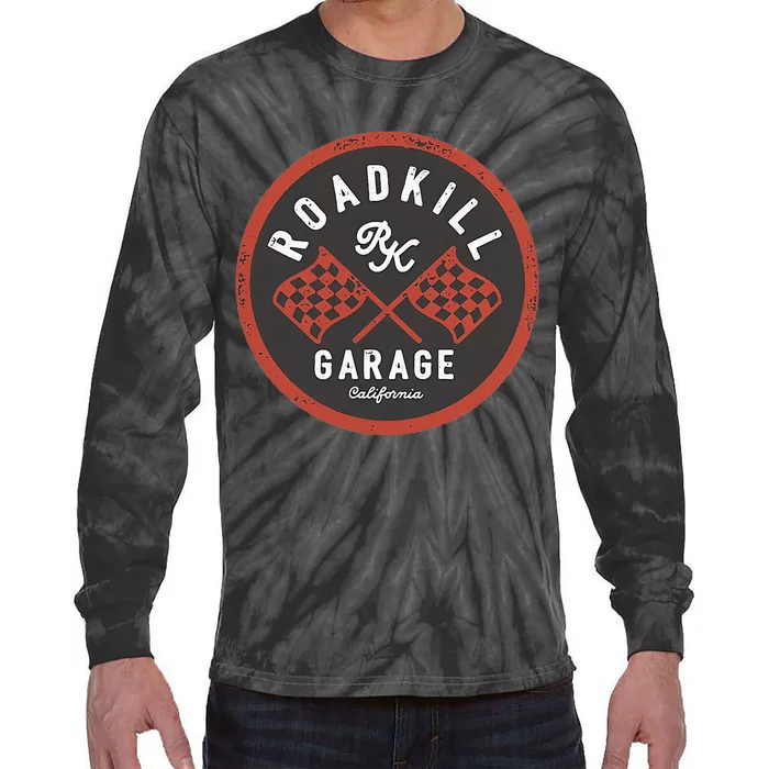 Roadkill Garage Flags Tie-Dye Long Sleeve Shirt