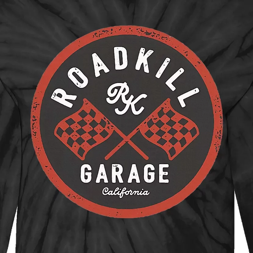 Roadkill Garage Flags Tie-Dye Long Sleeve Shirt