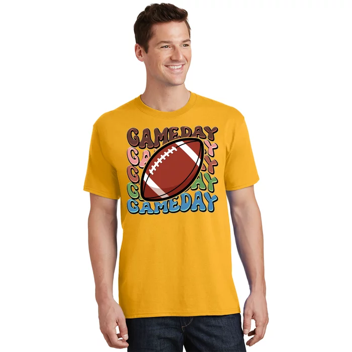 Retro Gameday Football Sports Fan T-Shirt