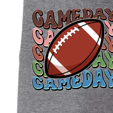 Retro Gameday Football Sports Fan Doggie 3-End Fleece Hoodie