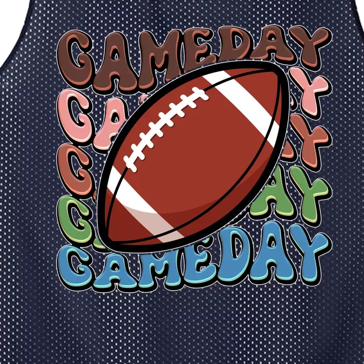 Retro Gameday Football Sports Fan Mesh Reversible Basketball Jersey Tank