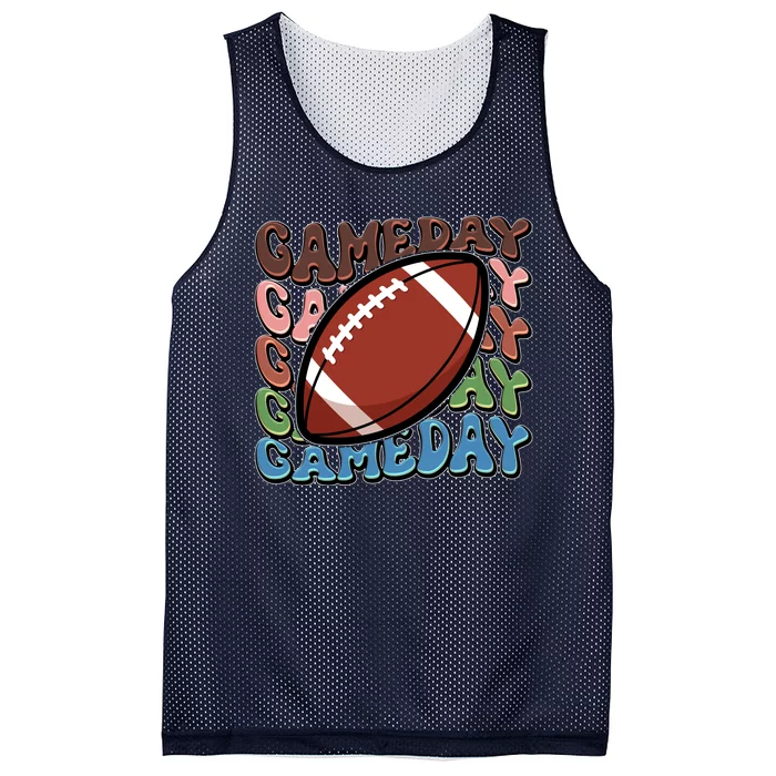 Retro Gameday Football Sports Fan Mesh Reversible Basketball Jersey Tank