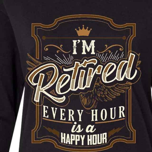 Retiret Gifts Funny Im Retired Womens Cotton Relaxed Long Sleeve T-Shirt