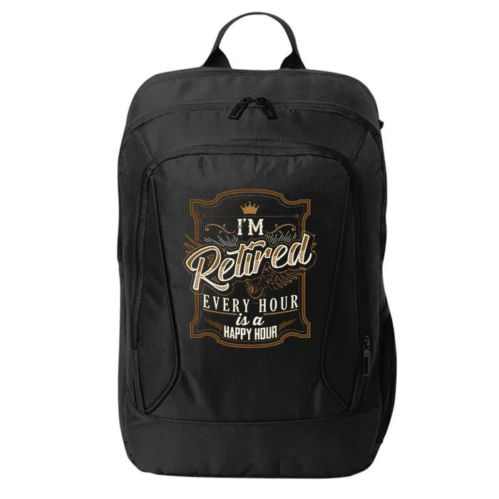 Retiret Gifts Funny Im Retired City Backpack