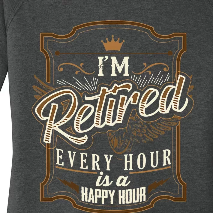 Retiret Gifts Funny Im Retired Women's Perfect Tri Tunic Long Sleeve Shirt