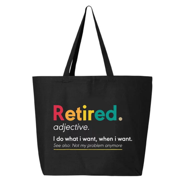 Retirement Gifts For Women Funny Retirement Gifts For Men 25L Jumbo Tote