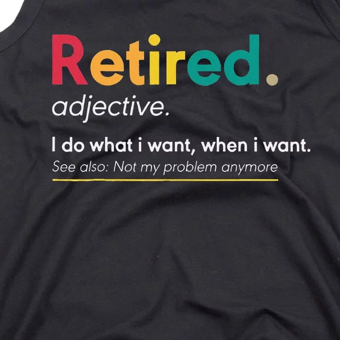 Retirement Gifts For Women Funny Retirement Gifts For Men Tank Top