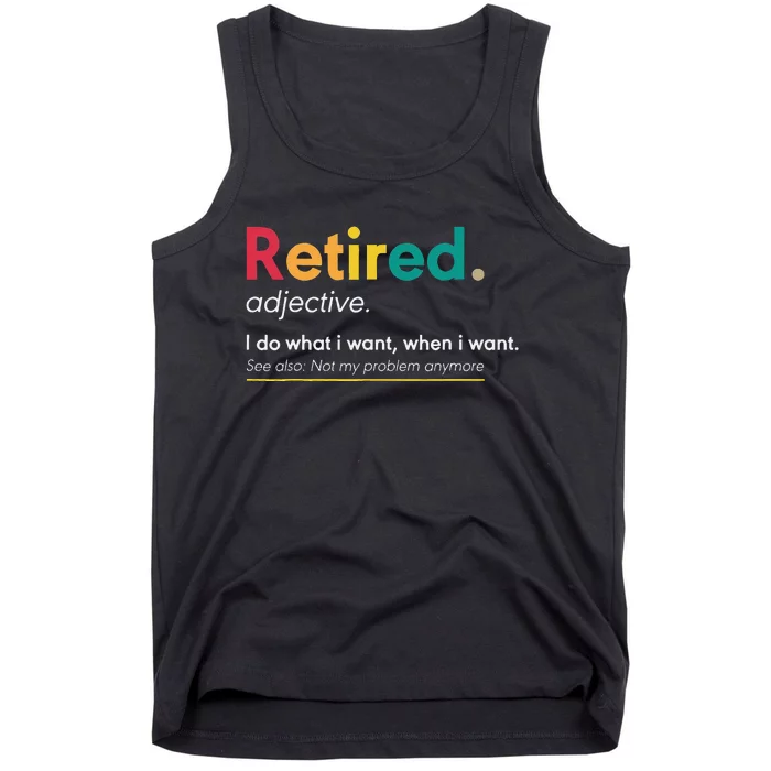 Retirement Gifts For Women Funny Retirement Gifts For Men Tank Top