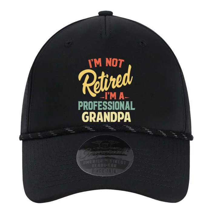 Retired Grandpa For Funny Fathers Day Grandpa Performance The Dyno Cap