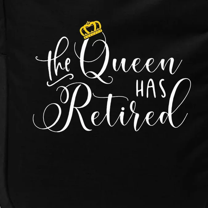 Retirement Gift For Women Queen Funny Impact Tech Backpack