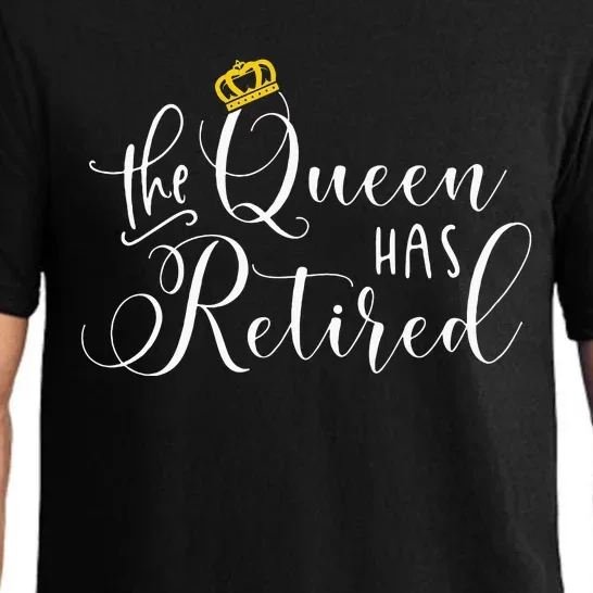 Retirement Gift For Women Queen Funny Pajama Set