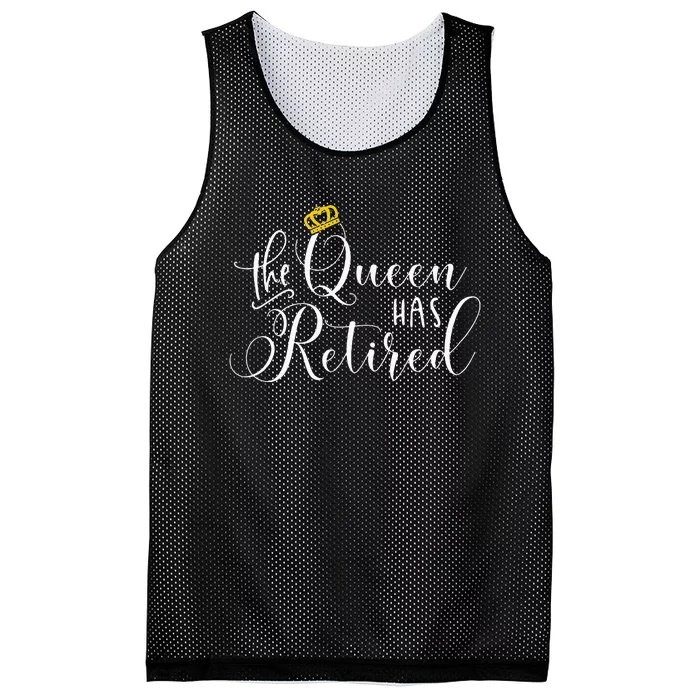 Retirement Gift For Women Queen Funny Mesh Reversible Basketball Jersey Tank