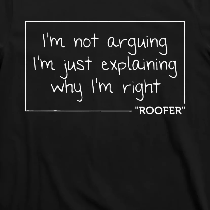 ROOFER Gift Funny Job Title Profession Birthday Worker Idea T-Shirt