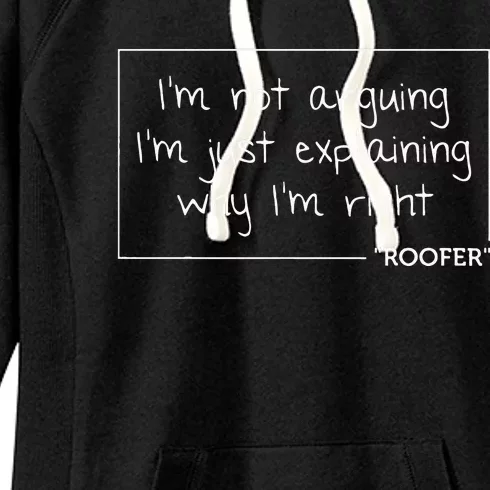 ROOFER Gift Funny Job Title Profession Birthday Worker Idea Women's Fleece Hoodie