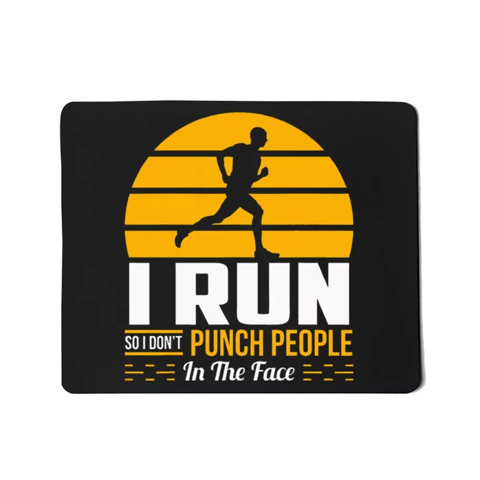 Runner Gift Funny Running Marathon Sport Sarcastic Gift Mousepad