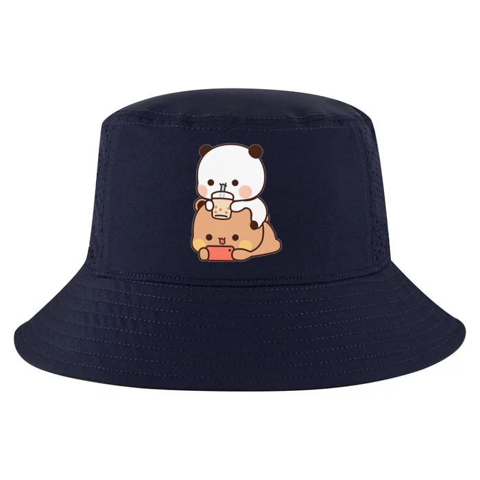 Romantic Gift For Her Bubu Dudu Bubble Tea Fleece Couples Cool Comfort Performance Bucket Hat