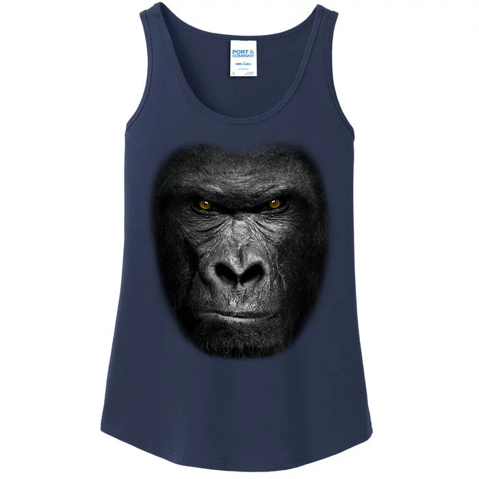 Realistic Gorilla Face Ladies Essential Tank