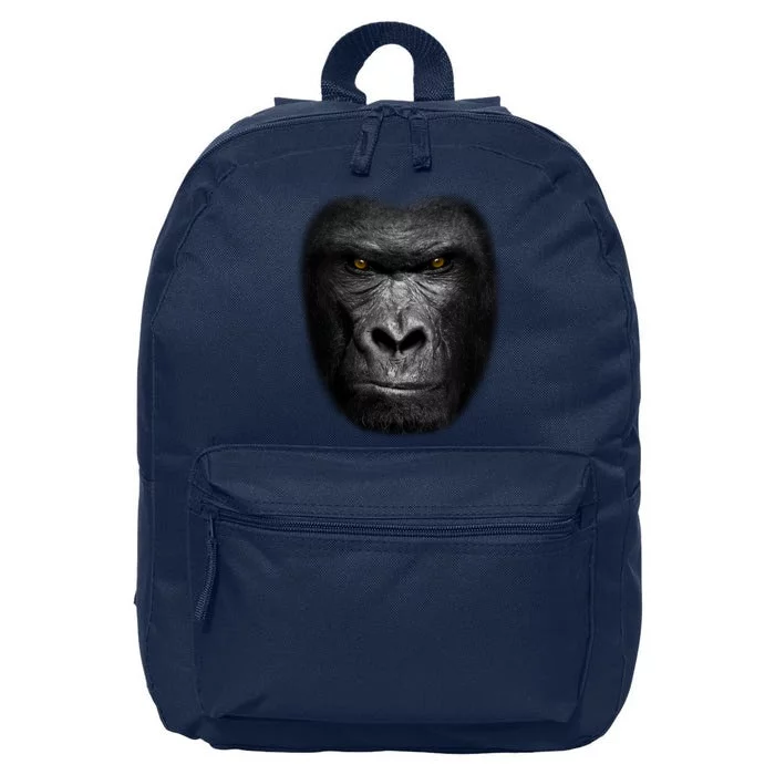 Realistic Gorilla Face 16 in Basic Backpack