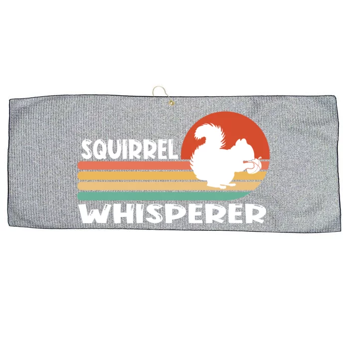 Retro Gifts Funny Cute Squirrel Whisperer Large Microfiber Waffle Golf Towel