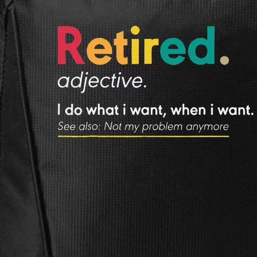 Retirement Gifts For Women Funny Retirement Gifts For Men City Backpack