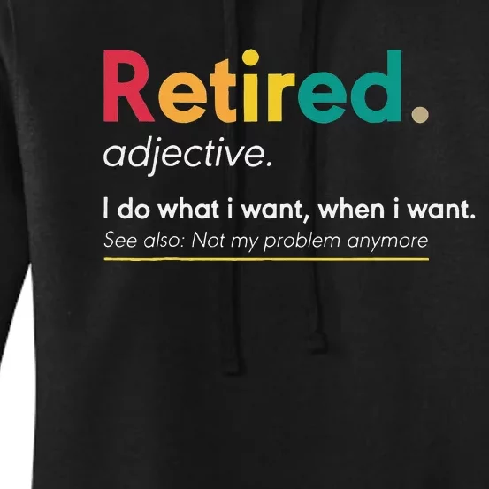 Retirement Gifts For Women Funny Retirement Gifts For Men Women's Pullover Hoodie