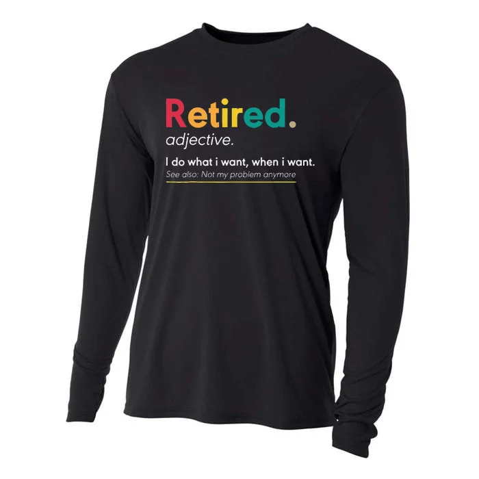 Retirement Gifts For Women Funny Retirement Gifts For Men Cooling Performance Long Sleeve Crew