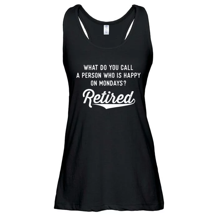 Retirement Gifts For Happy On Mondays Funny Retired Ladies Essential Flowy Tank