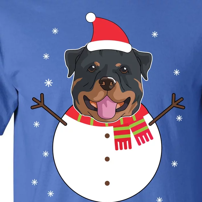 Rottweiler Gift Funny Snow Christmas Top Tall T-Shirt