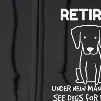 Retirement Gifts For Women 2024 Retired Pet Full Zip Hoodie