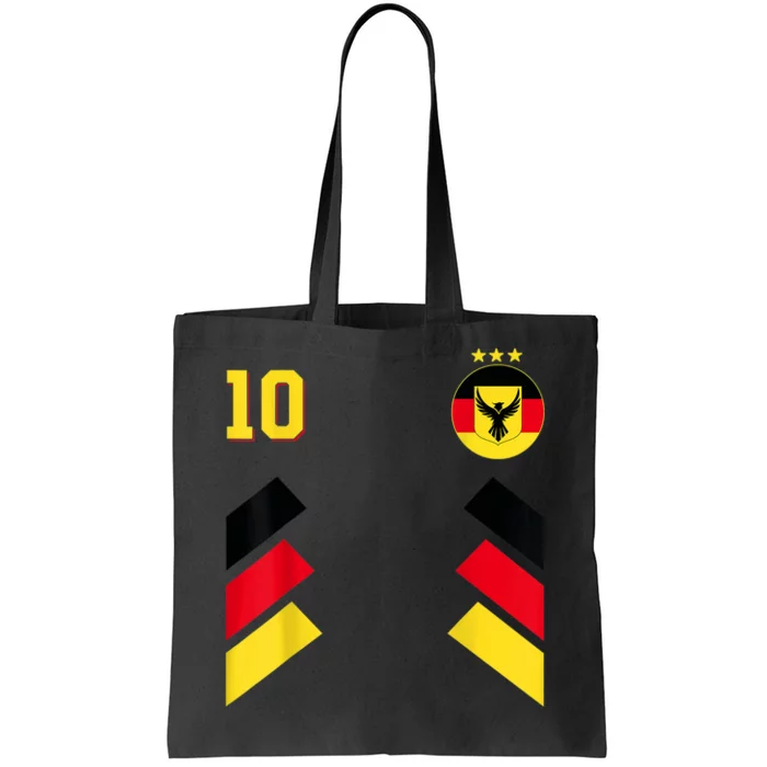 Retro10 German Football Germany Soccer Germany Flag Tote Bag