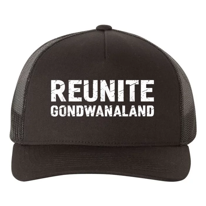 Reunite Gondwanaland Funny Geology Geologist Science Yupoong Adult 5-Panel Trucker Hat