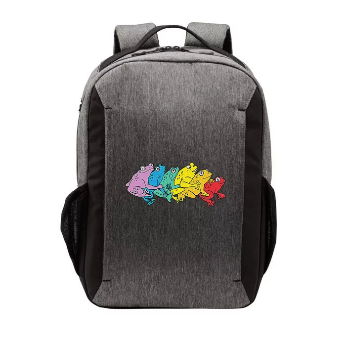 Rainbow Gay Frog Cute LGBTQ Vector Backpack