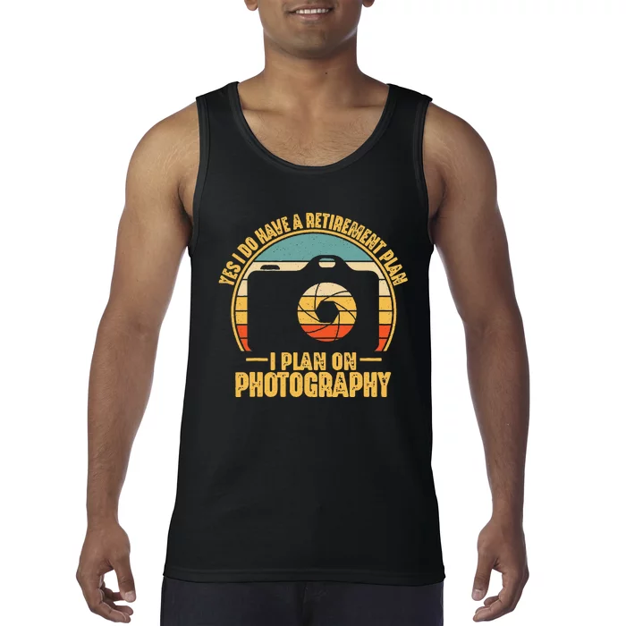 Retirement Gifts For Photographers Funny Photography Tank Top