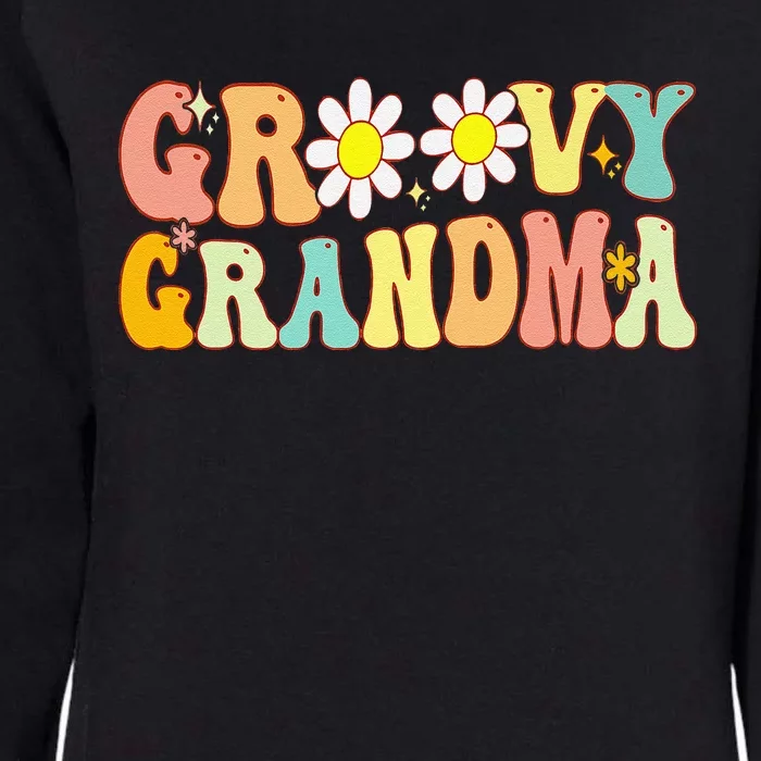 Retro Groovy Grandma Birthday Matching Family Mother's Day Womens California Wash Sweatshirt