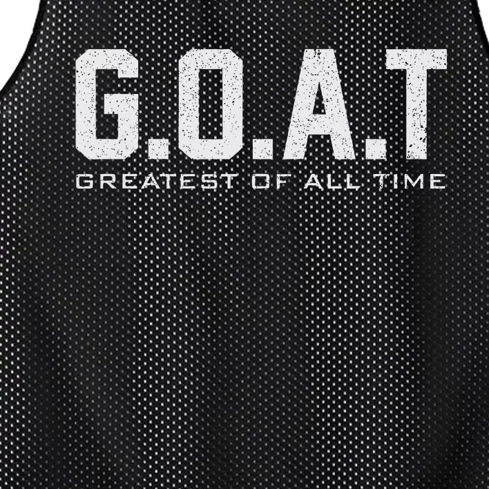 retro GOAT Greatest of All Time G.O.A.T Mesh Reversible Basketball Jersey Tank