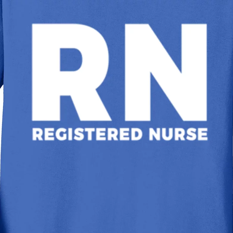 Rn Gift Great Gift Nurse Graduation Gift Kids Long Sleeve Shirt