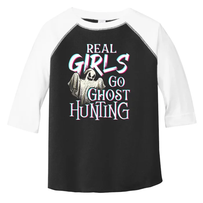 Real Go Ghost Hunting Paranormal Halloween Activity Toddler Fine Jersey T-Shirt