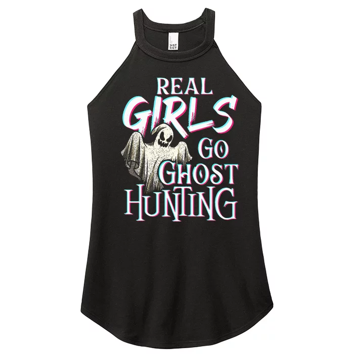 Real Go Ghost Hunting Paranormal Halloween Activity Women’s Perfect Tri Rocker Tank