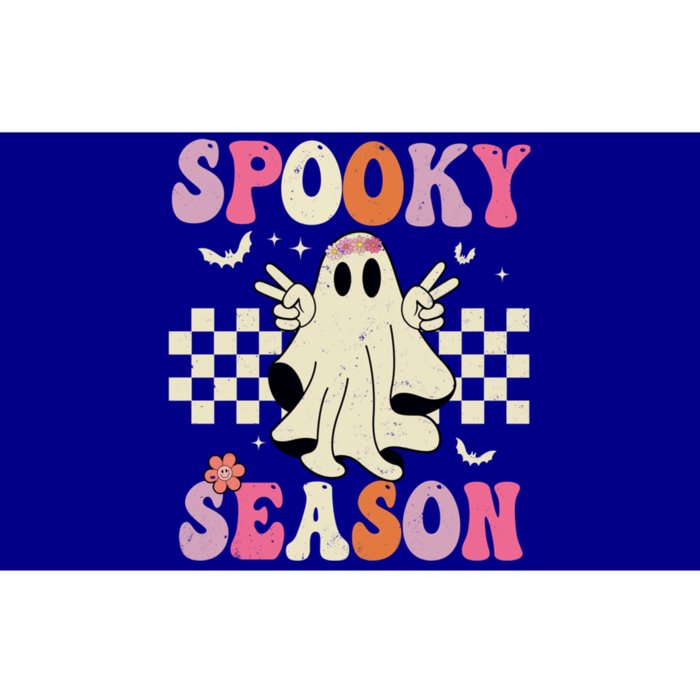 Retro Groovy Ghost Spooky Season Ghost Boo Halloween Costume Cute Gift Bumper Sticker